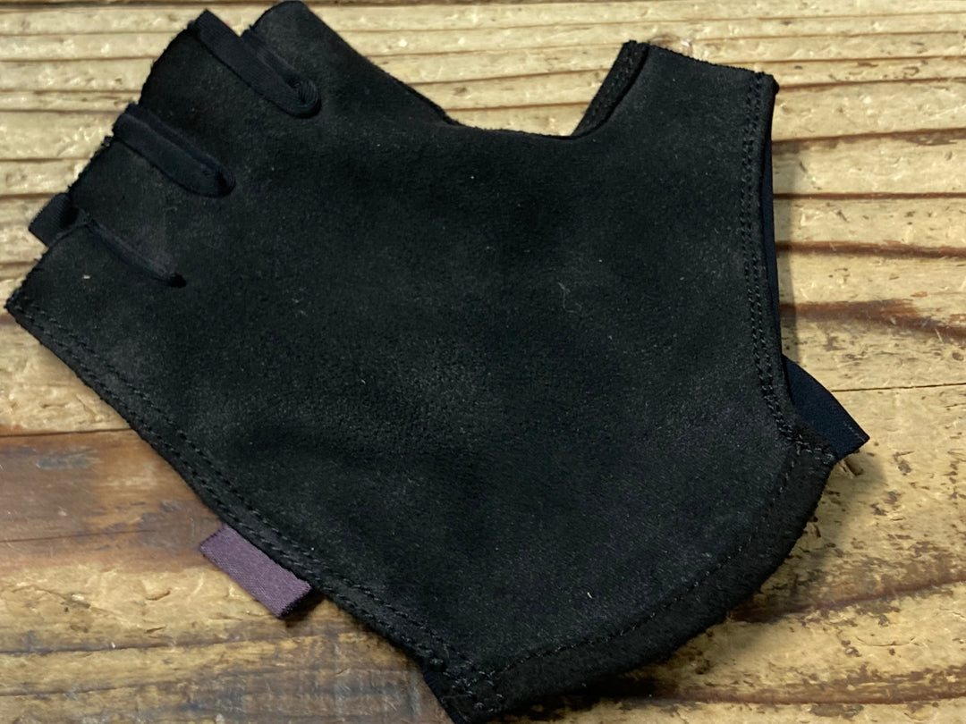 KM735 パスノーマルスタジオ PAS NORMAL STUDIOS LOGO RACE MITT 指切りグローブ 黒 S