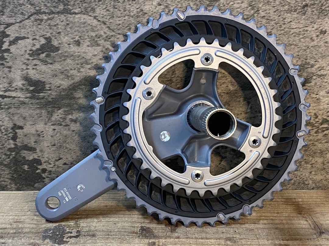 JR643 シマノ SHIMANO 105 FC-R7000 クランクセット 52/36T 165mm シルバー