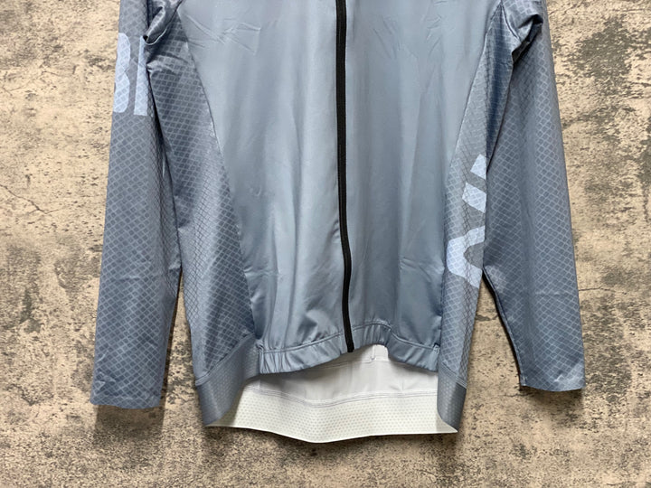 KI218 INBIKE 長袖 サイクルジャージ 青 XL