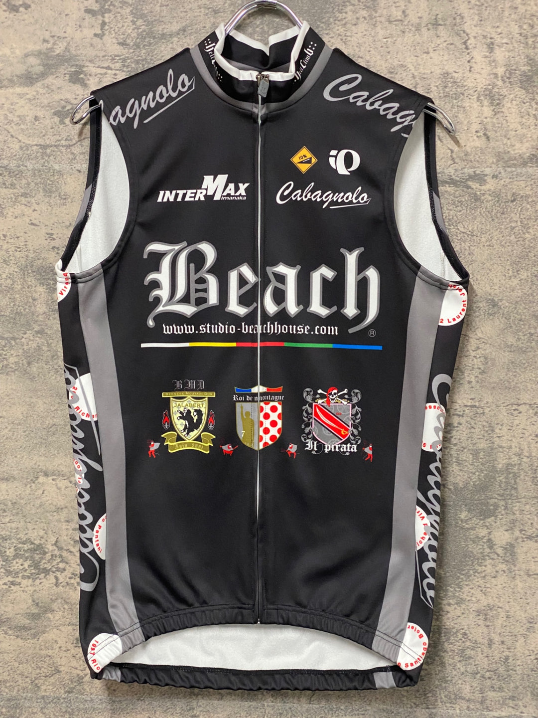 JT520 パールイズミ PEARL iZUMi サイクルベスト ジレ 黒 M 裏起毛