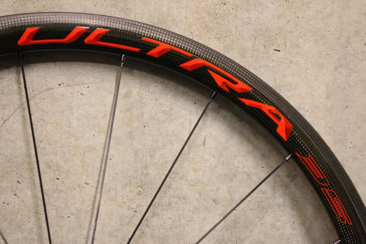 美品！カンパニョーロ Campagnolo ボーラウルトラ BORA ULTRA 35 カーボン チューブラー ホイールセット シマノ12/11S ワイドリム 【福岡店】