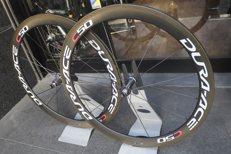 シマノ SHIMANO デュラエース DURA-ACE WH-7900 C50 TU カーボン チューブラー ホイールセット シマノ10S  【東京南麻布店】