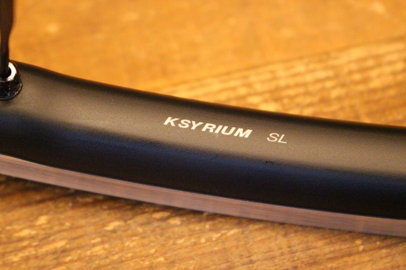 マヴィック MAVIC キシリウム KSYRIUM SL アルミ チューブレスレディ ホイールセット シマノ11/12S ワイド 19C 【芦屋店】