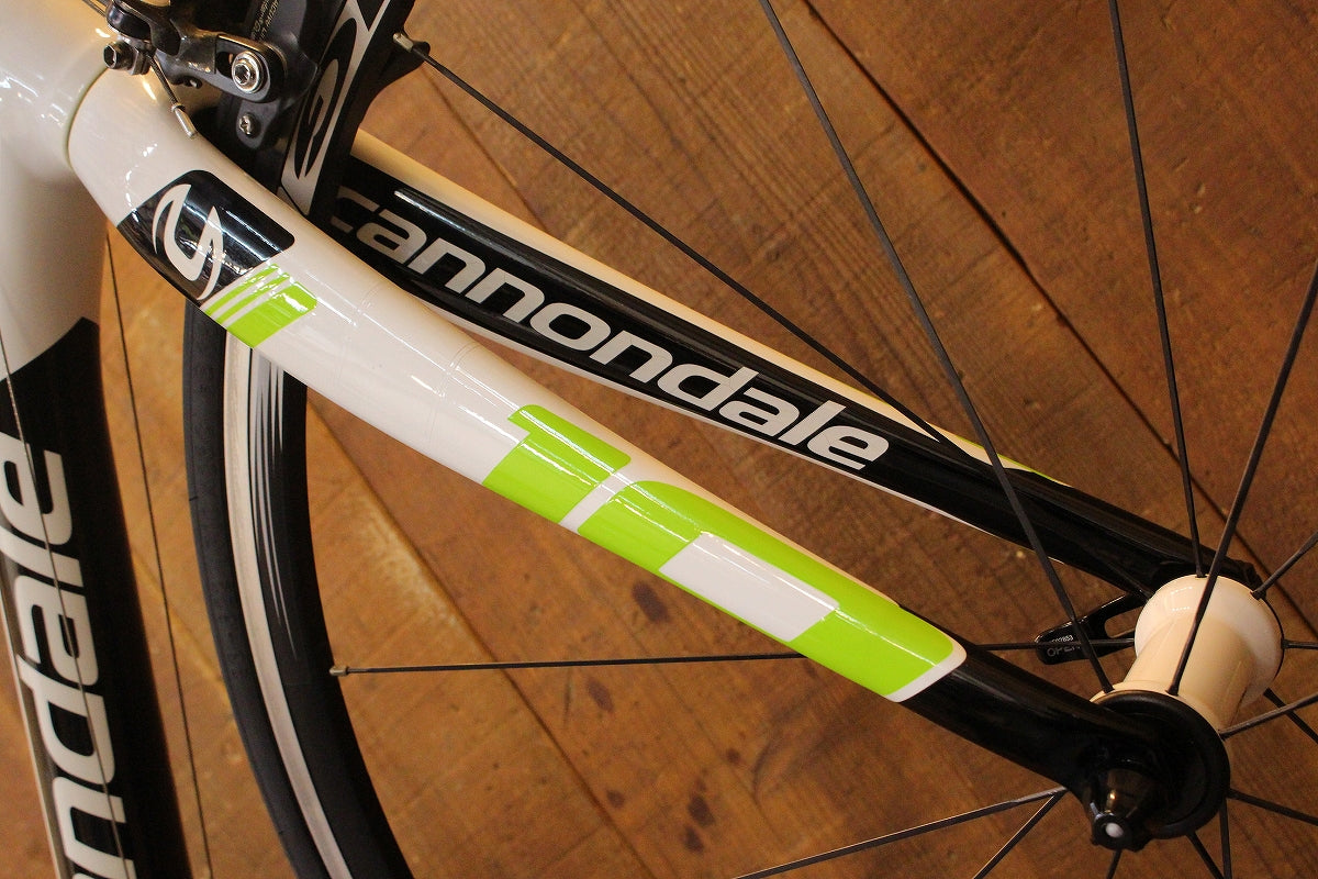 【ホイールカスタム】 キャノンデール CANNONDALE キャド CAAD10 2014年モデル 54サイズ シマノ 105 5700 MIX  10S アルミ ロードバイク 【芦屋店】