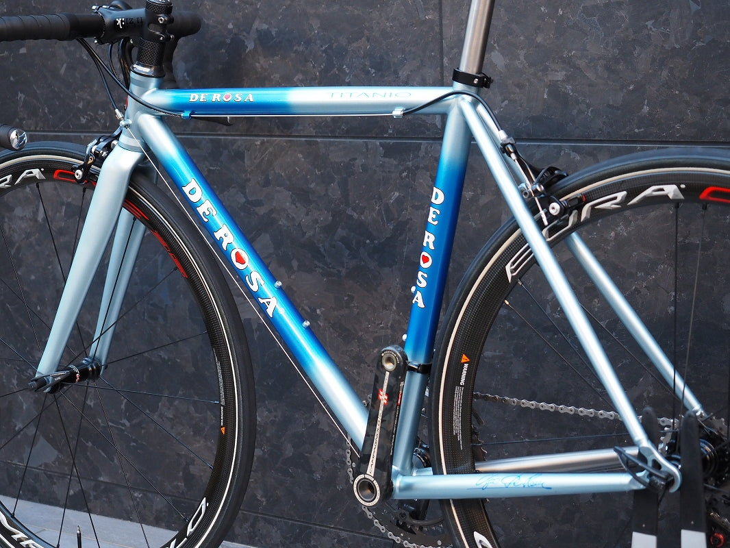 デローザ DE ROSA チタニオ TITANIO カンパニョーロ スーパーレコード 11S チタンロードバイク BORA ONE 35 【 –  BICI AMORE ONLINE STORE