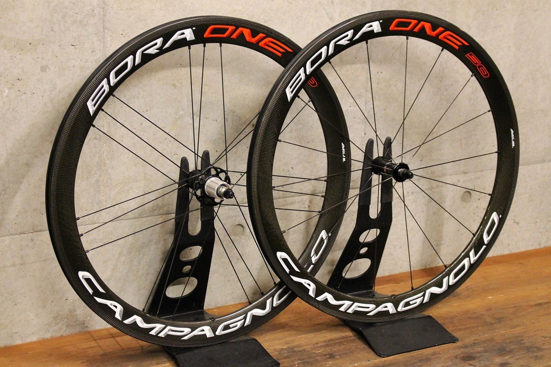 カンパニョーロ CAMPAGNOLO ボーラ BORA ONE 50 AC3 カーボン クリンチャー ホイールセット シマノ12/11S ワイドリム 17C 【福岡店】