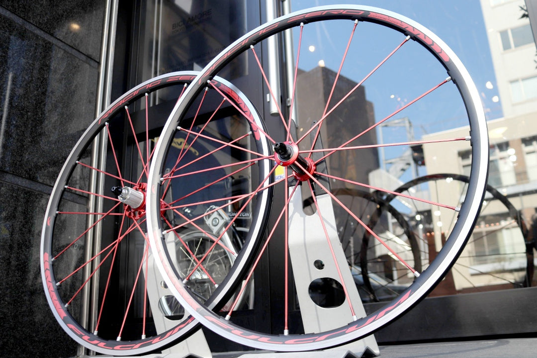 フルクラム FULCRUM レーシングゼロ RACING ZERO CONPETZIONE REDCUSTOM アルミ チューブレス ホイールセット シマノ12/11S 17C 【麻布店】