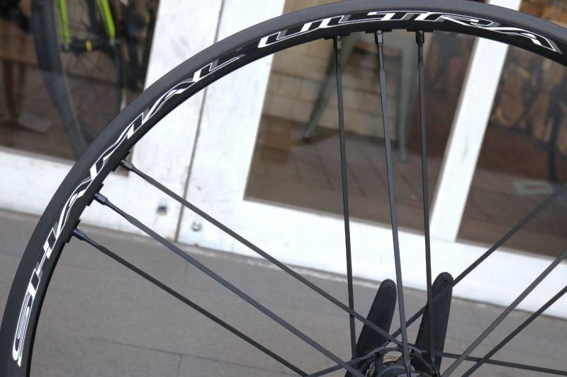 カンパニョーロ Campagnolo シャマルウルトラ SHAMAL ULTRA DB アルミ クリンチャー チューブレス ホイールセット シマノ12/11S 【横浜店】