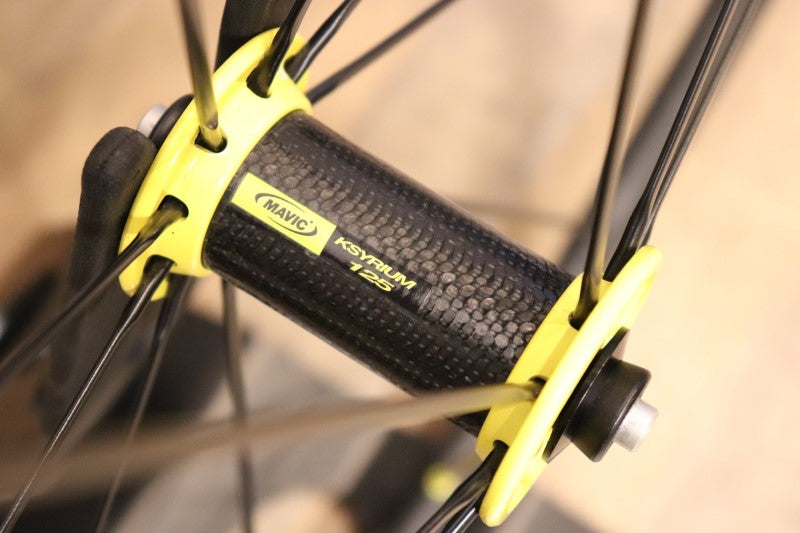 マヴィック MAVIC キシリウム KSYRIUM 125 エグザリット アルミ クリンチャー ホイールセット シマノ 11S 15C 【さいたま浦和店】