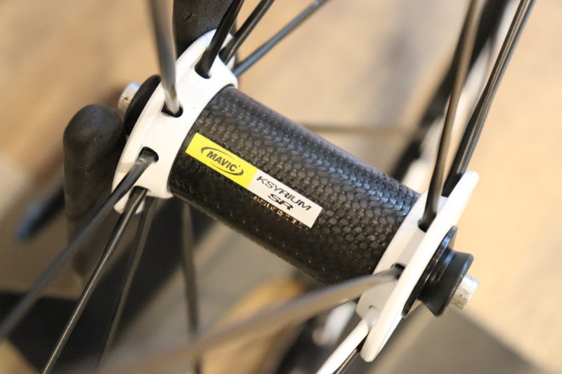 マヴィック MAVIC キシリウム KSYRIUM SR アルミ クリンチャー ホイールセット シマノ11S ナローリム 15C 【さいたま –  BICI AMORE ONLINE STORE