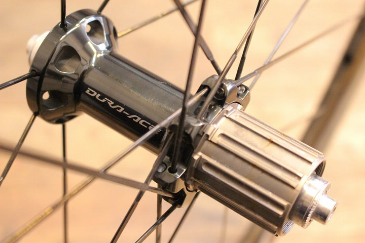 シマノ SHIMANO デュラエース DURA-ACE WH-9000 C50 アルミ カーボン クリンチャー ホイールセット シマノ 11/12S 17C 【名古屋店】