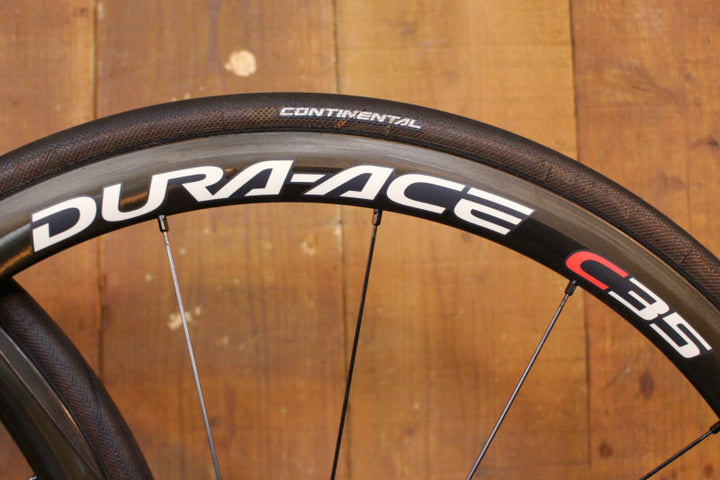 シマノ SHIMANO デュラエース DURA-ACE WH-7900 C35 カーボン チューブラー ホイールセット シマノ10S ナローリム 20.8mm【芦屋店】