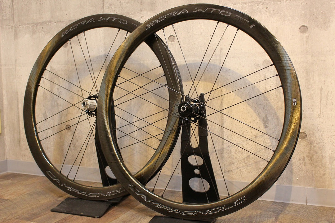 カンパニョーロ CAMPAGNOLO ボーラ BORA WTO 45 DB カーボン チューブレス DISC ホイールセット シマノ 11/12S 19C【名古屋店】