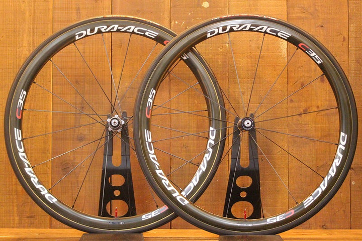 シマノ SHIMANO デュラエース DURA-ACE WH-7900 C35 TU カーボン チューブラー ホイールセット シマノ10S 【芦屋店】