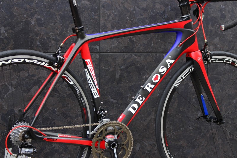 デローザ DE ROSA R838 2013モデル カンパニョーロ アテナ 11S  カーボン ロードバイク シロッコ35 【福岡店】