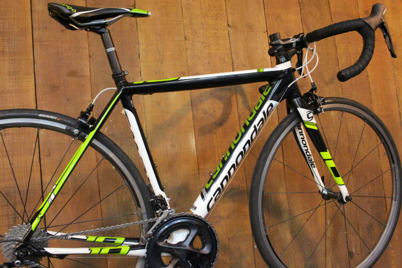 キャノンデール CANNONDALE キャド CAAD10 2015年モデル 50サイズ シマノ 105 5800 MIX 11S アルミ ロードバイク【芦屋店】