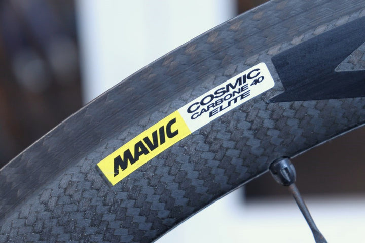 マヴィック MAVIC コスミック カーボン エリート COSMIC CARBON 40 ELITE アルミ クリンチャー ホイールセット シマノ12S/11S 【横浜店】