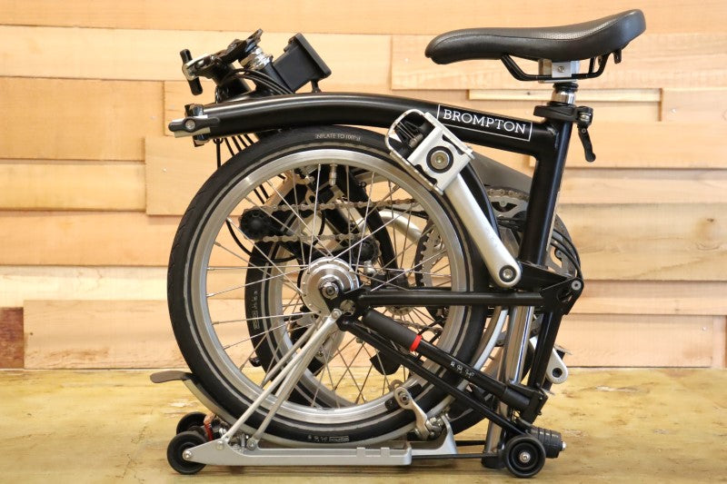 ブロンプトン BROMPTON M6R 2016年頃モデル 外装2速・内装3S 16インチ ブラック 折りたたみ ミニベロ 小径車 【立川店】