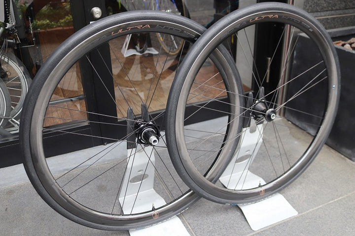 カンパニョーロ CAMPAGNOLO ボーラ ウルトラ BORA ULTRA WTO33 DB カーボン チューブレス ホイールセット シマノ12/11S 【東京南麻布店】