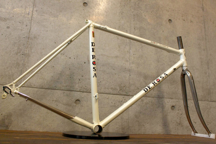 デローザ DE ROSA ヌーヴォクラシコ NUOVO CLASSICO 90`s スチール ロードバイク フレームセット フォーク非純正 【福岡店】