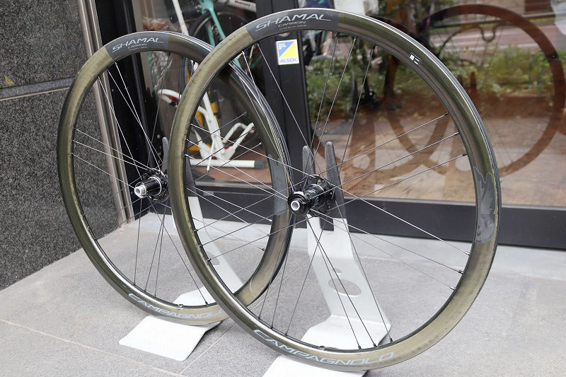 カンパニョーロ Campagnolo シャマル カーボン ディスク SHAMAL CARBON DB チューブレス ホイールセット シマノ12/11S 【東京南麻布店】