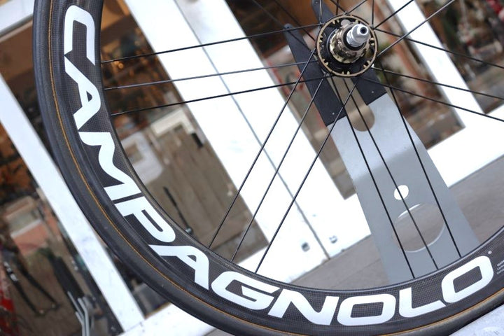 カンパニョーロ Campagnolo ボーラウルトラ BORA ULTRA 50 カーボン チューブラー リアホイール シマノ10S ナローリム 【横浜店】