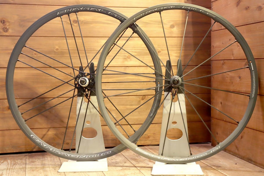 カンパニョーロ Campagnolo シャマルミレ SHAMAL MILLE アルミ クリンチャー ホイールセット シマノ12S/11S ワイドリム 17C 【南麻布店】