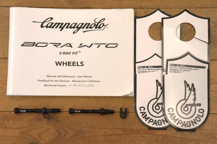 カンパニョーロ Campagnolo ボーラ BORA WTO 45 カーボン チューブレス ホイールセット シマノ12/11S ワイドリム 19C 【横浜店】