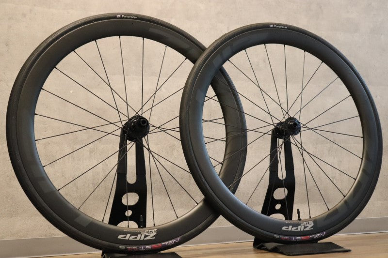 ジップ ZIPP 303S カーボン チューブレスレディ ディスク ホイールセット シマノ11S ワイドリム 23 【さいたま浦和店】