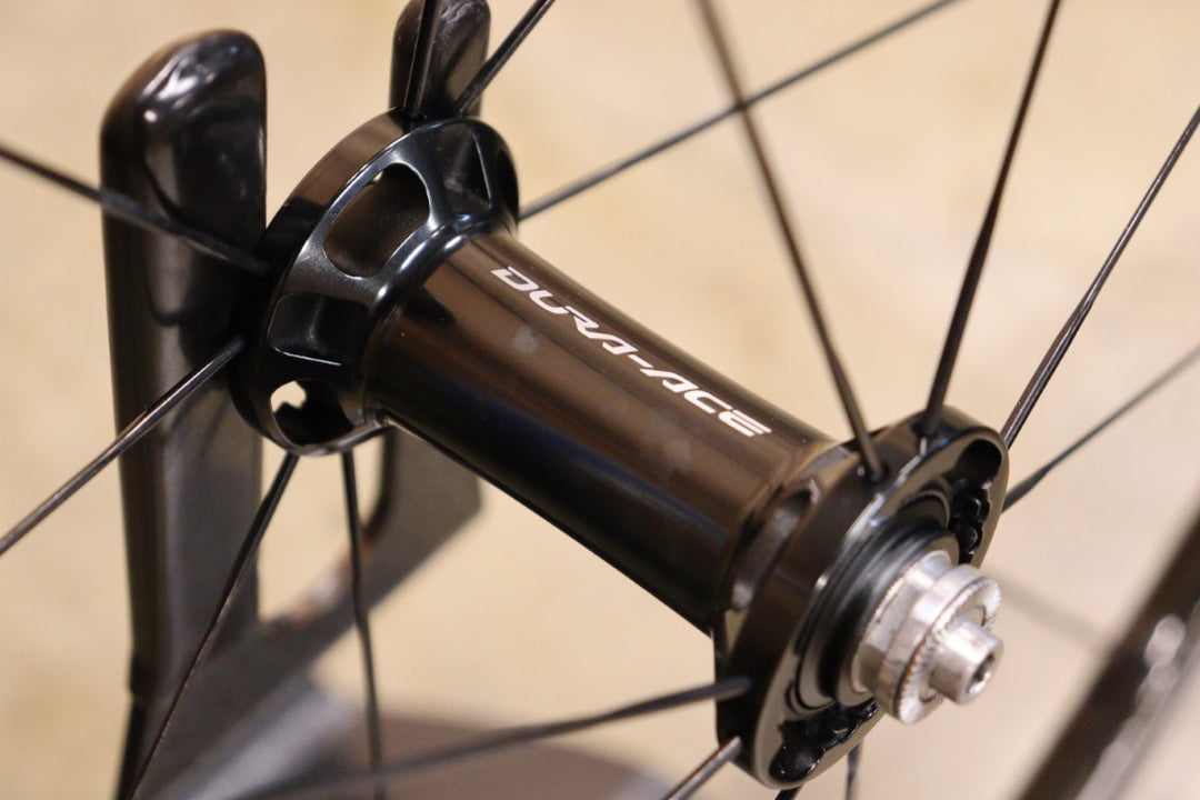 シマノ SHIMANO デュラーエース DURA-ACE WH-9000 C24 12/11S アルミ カーボンラッピング ホイールセット【立川店】