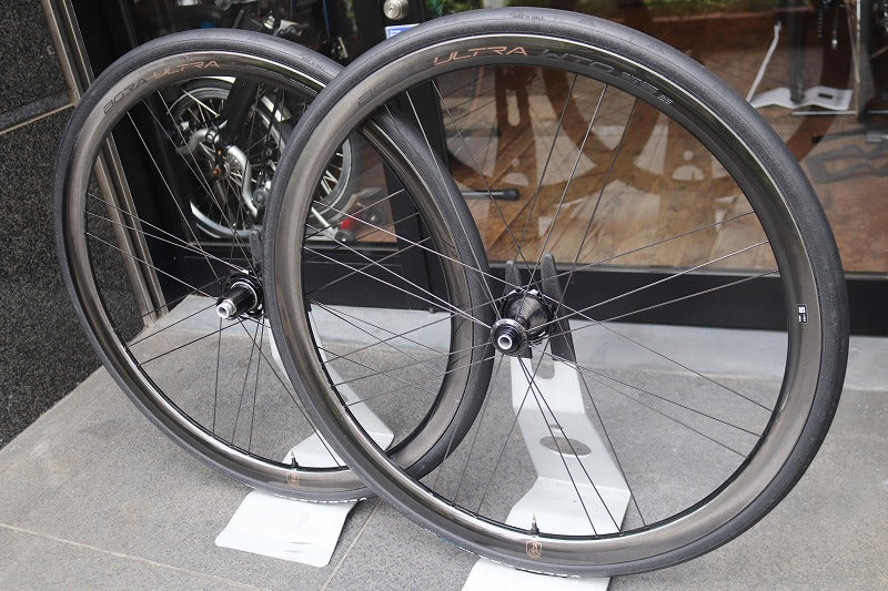 カンパニョーロ CAMPAGNOLO ボーラ ウルトラ BORA ULTRA WTO33 DB カーボン チューブレス ホイールセット シマノ12/11S 【東京南麻布店】