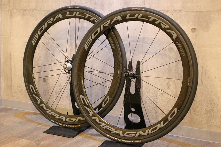 カンパニョーロ CAMPAGNOLO ボーラ BORA ULTRA 50 AC3 カーボン チューブラー ホイールセット シマノ 11S ワイド 【名古屋店】