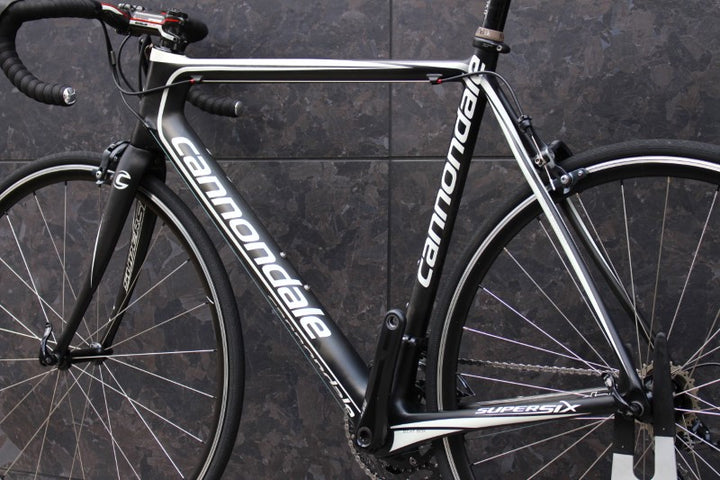 キャノンデール CANNONDALE スーパーシックス SUPER SIX 5 2011 56サイズ シマノ 105 5700 Mix 10s カーボン ロードバイク【福岡店】