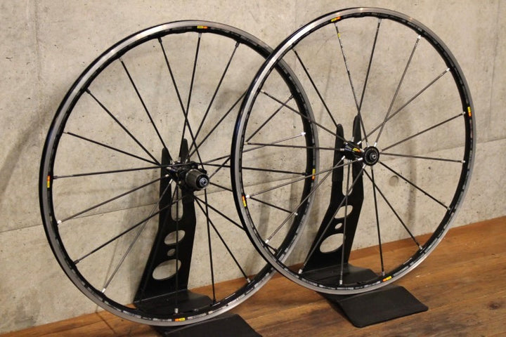 マビック MAVIC アールシス プレミアム R-SYS PREMIUM アルミ クリンチャー ホイールセット シマノ11S ナローリム 15C【福岡店】