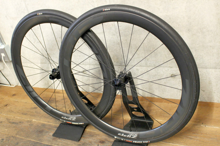 ジップ ZIPP 303S カーボン チューブレスレディ ディスク ホイールセット シマノ12S/11S ワイドリム 23C 【福岡店】