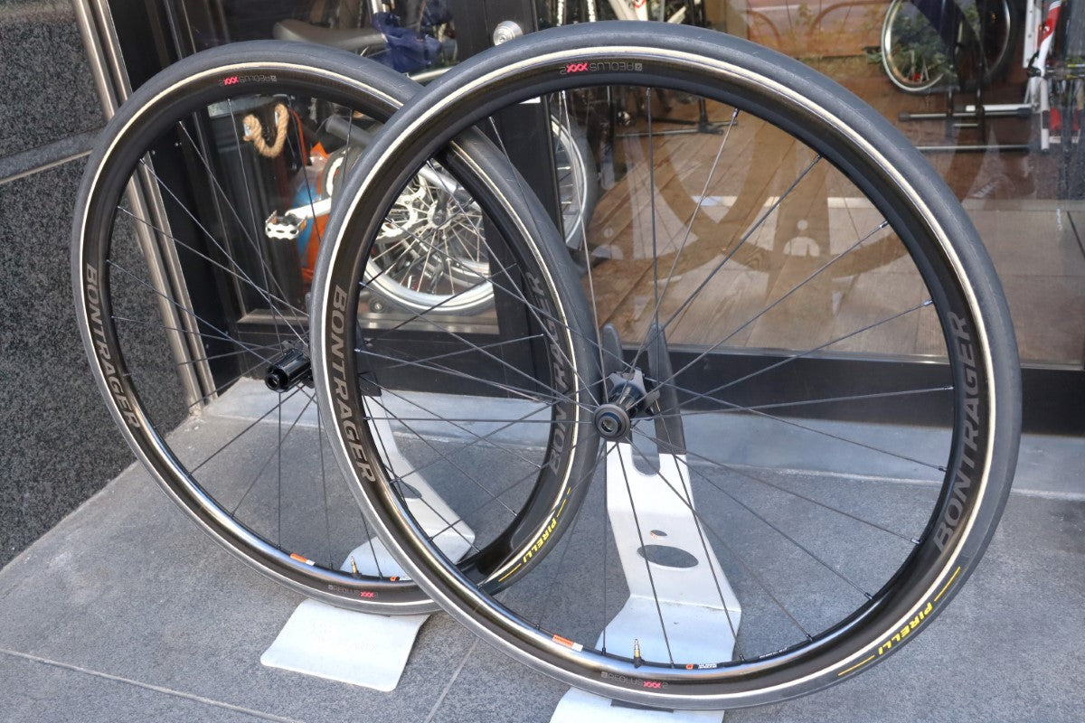 ボントレガー BONTRAGER アイオロス AEOLUS XXX2 DISC カーボン チューブラー ホイールセット シマノ12/11S ワイドリム  27mm 【東京南麻布店】