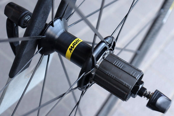 マヴィック MAVIC コスミック カーボン エリート COSMIC CARBON 40 ELITE アルミ クリンチャー ホイールセット シマノ12S/11S 【横浜店】