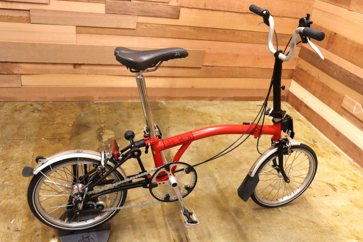 ブロンプトン BROMPTON M3L 2009年頃モデル 内装3S 16インチ レッド/ブラック 折りたたみ ミニベロ 小径車 【立川店】