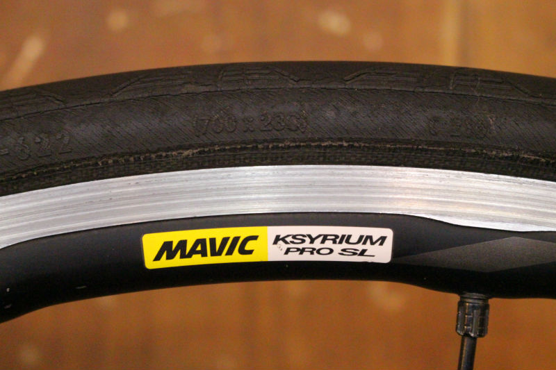 マビック MAVIC キシリウム KSYRIUM PRO SL クリンチャー ホイールセット シマノ11S ナローリム 15C【芦屋店】