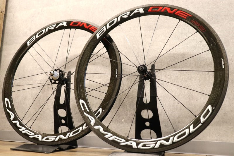 年末セール! カンパニョーロ Campagnolo ボーラワン BORA ONE 50 AC3 カーボン クリンチャー ホイールセット シマノ 12/11S 【さいたま浦和店】