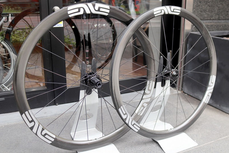 エンヴィ ENVE SES3.4 DISC カーボン チューブレス ディスク ホイールセット シマノ12/11S ワイドリム 21C 【東京南麻布店】