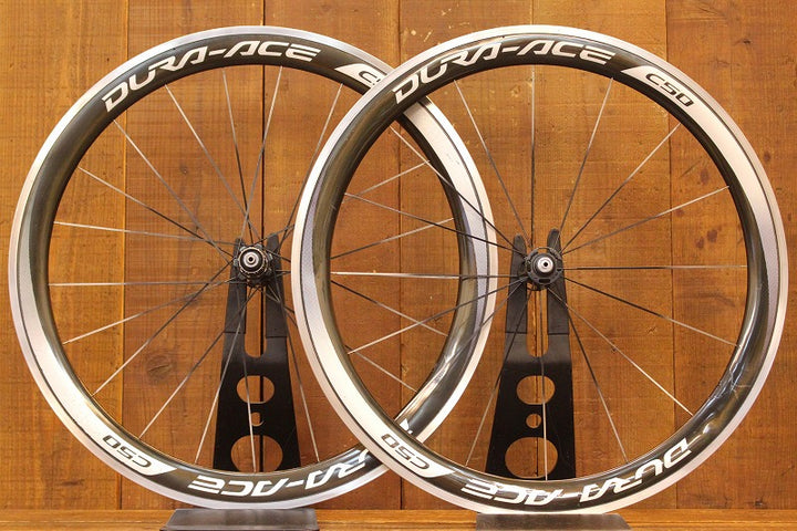 シマノ SHIMANO デュラエース DURA-ACE WH-9000 C50 アルミ カーボン クリンチャー ホイールセット シマノ11/12S 【芦屋店】