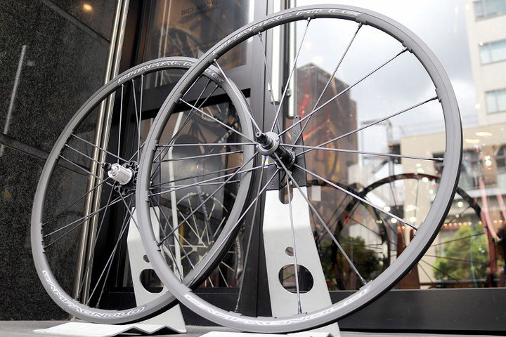 カンパニョーロ Campagnolo シャマル ミレ SHAMAL MILLE アルミ クリンチャー ホイールセット シマノ12/11S ワイドリム 17C 【南麻布店】