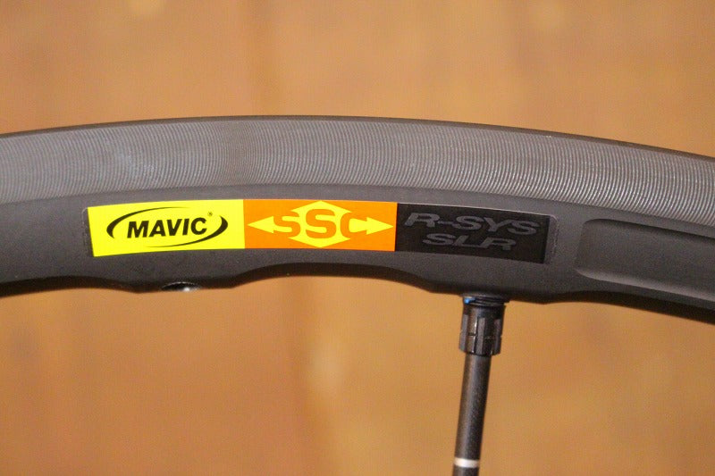 マヴィック MAVIC アールシス R-SYS SLR アルミ クリンチャー ホイールセット シマノ11S ナローリム 15C 【芦屋店】