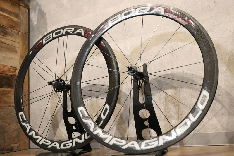 カンパニョーロ Campagnolo ボーラワン BORA ONE 50 シマノ10s カーボン チューブラー ホイールセット ナローリム 【さいたま浦和店】