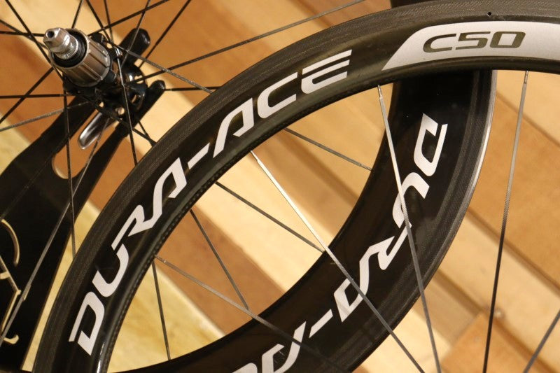 シマノ SHIMANO デュラエース DURA-ACE WH-9000 C75 C50 カーボン チューブラー ホイールセット シマノ 12/11S ディープリム 【立川店】