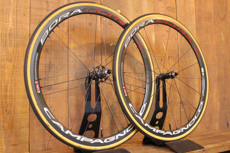 美品！カンパニョーロ Campagnolo ボーラ ウルトラ BORA ULTRA 35 CULT カーボン チューブラー ホイールセット カンパ11s ナロー【芦屋店】