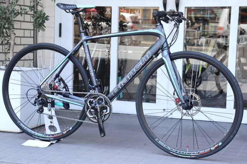 ビアンキ Bianchi インプルーソ フラットバー ディスク IMPULSO FLAT BAR DISC 2016 550サイズ シマノ 105 5800 MIX アルミ フラットバーロード 【横浜店】