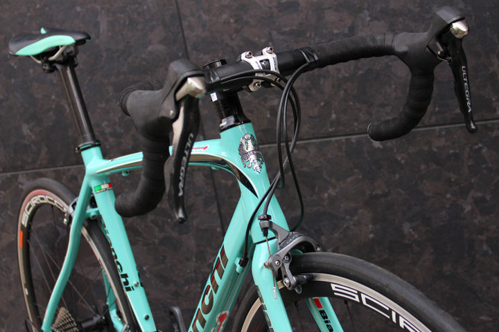 ビアンキ Bianchi インプルソ IMPULSO 2015 550サイズ シマノ アルテグラ 6800 カンパニョーロ シロッコ アルミ ロードバイク 【福岡店】