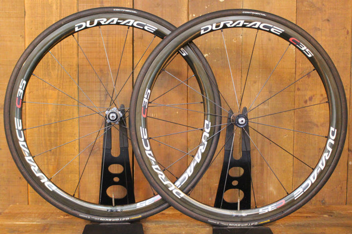 シマノ SHIMANO デュラエース DURA-ACE WH-7900 C35 カーボン チューブラー ホイールセット シマノ10S ナローリム 20.8mm【芦屋店】